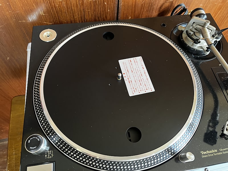 Technics SL-1200 MK5-K w/original box Black face 100v