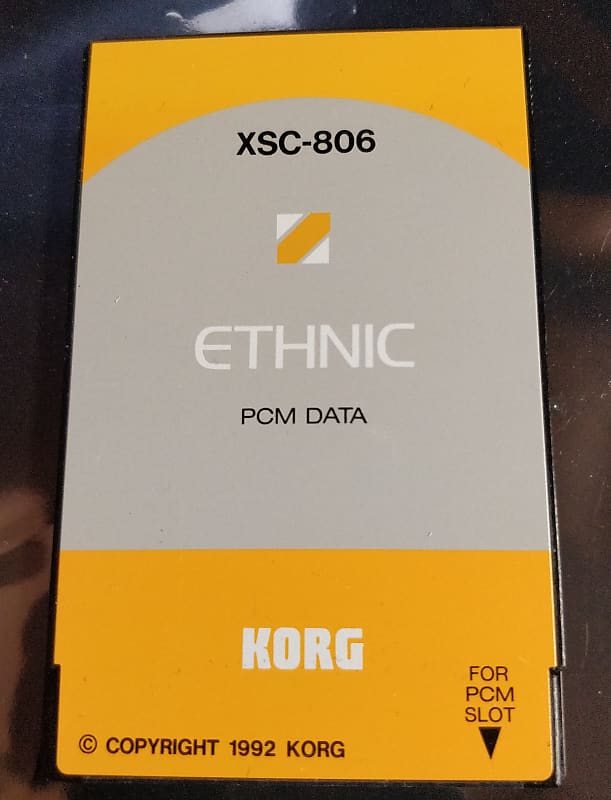 Korg 01/W XSC-806 Ethnic PCM Data