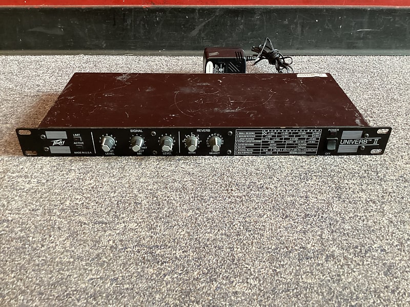 Peavey Univerb Rack Mounted Reverb Unit Reverb