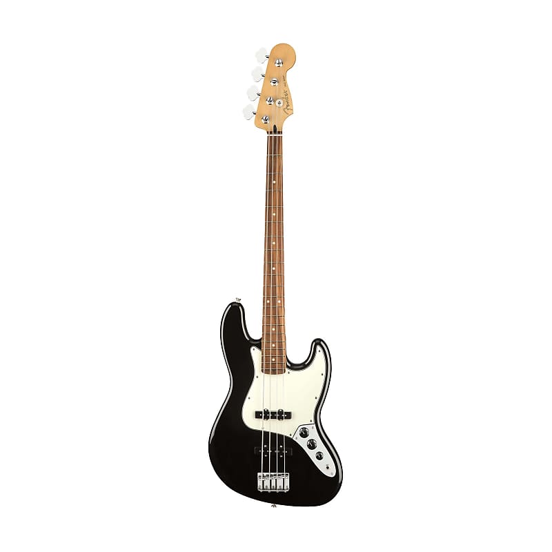 Fender Player Jazz Bass Guitar, Pau Ferro FB, Black | Reverb