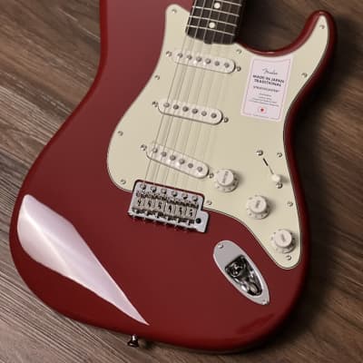 Fender Japan Traditional II 60s Stratocaster with RW FB in Aged Dakota Red image 3