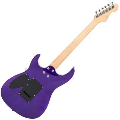 Vintage V6M24 ReIssued Series Electric Guitar ~ Pasadena Purple image 2