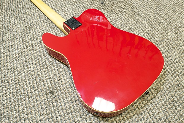 Kramer Ferrington Acoustic-Electric Guitar w/ Cas 1980s Red