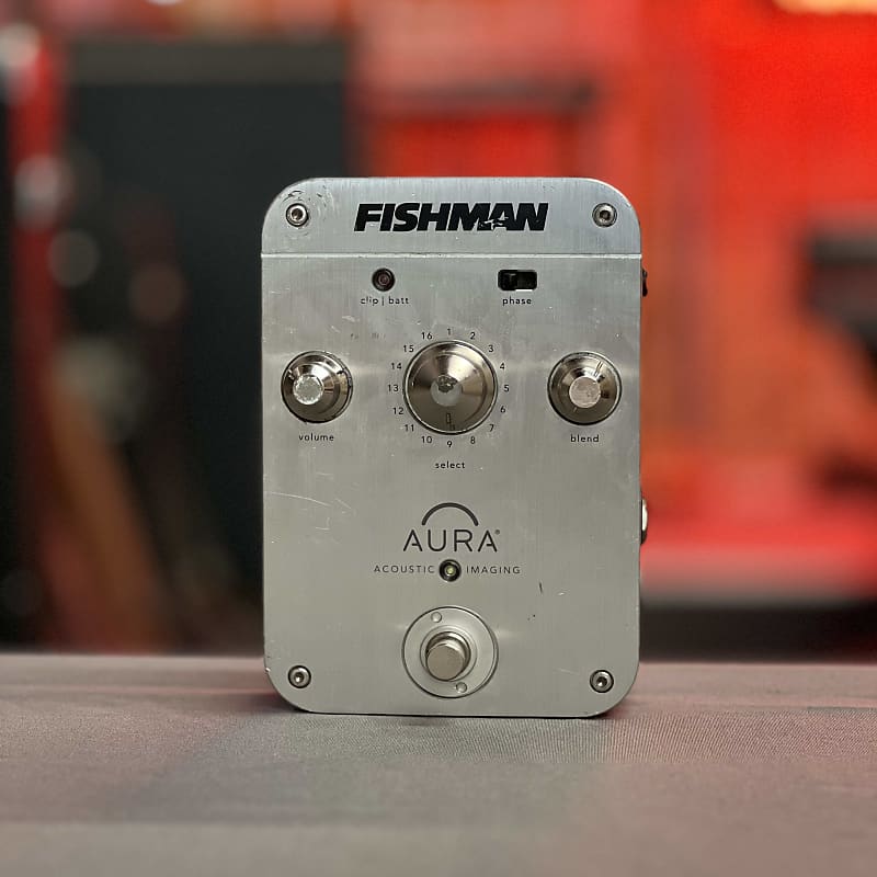 Fishman Aura Acoustic Imaging Concert Pedal 2010s - Silver