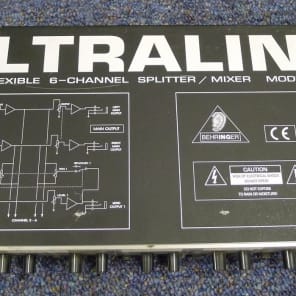 Behringer Ultralink MX 662 6 Channel Splitter Mixer MX662 RACK PRO AUDIO T20931 image 2