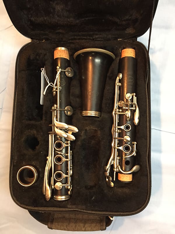 Selmer Signet 100 Wood Clarinet with Nickel Keys-Overhauled-Case and Extras-MINT image 1