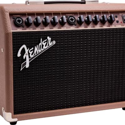 Fender Acoustasonic 40 Acoustic Guitar Combo Amplifier, 40W, Brown image 3
