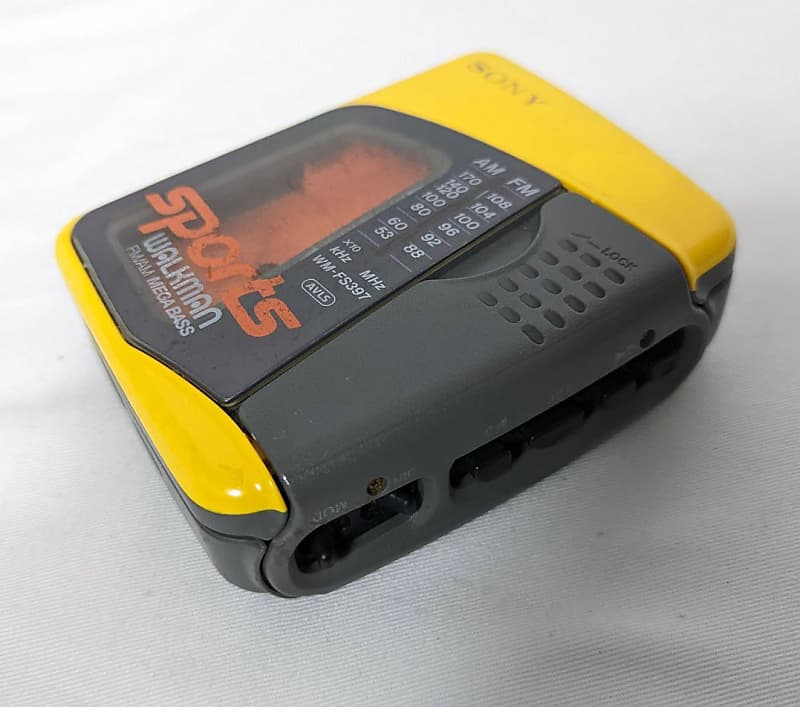 Sony Sports Walkman WM-FS397 Portable AM/FM Radio Cassette