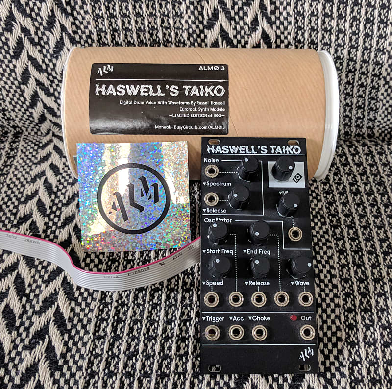 ALM/Busy Circuits Haswell's Taiko Rare Eurorack Drum Module