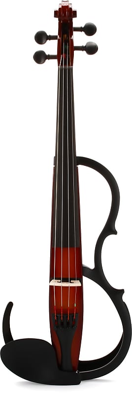 Yamaha Silent Series SV-250 Electric Violin - Shaded Brown image 1