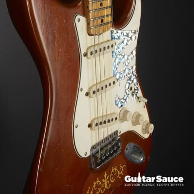 Fender Masterbuilt Dennis Galuskza SRV Lenny Tribute Stevie Ray Vaughan Stratocaster Rare 2004 (Cod.1066) image 8