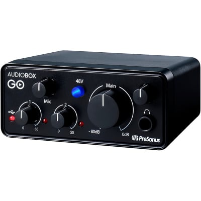 PreSonus AudioBox GO Ultra-Compact Mobile 2x2 USB Audio Interface image 4