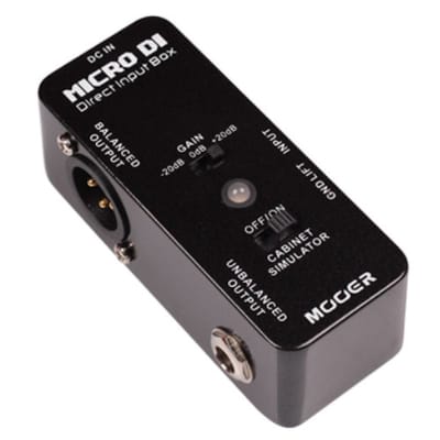 MOOER MICRO DI Direct Box Micro Pedal Free US Shipping image 1