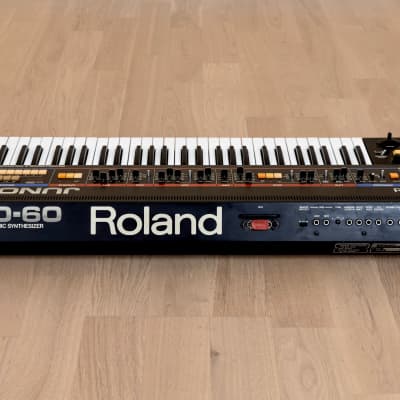 1980s Roland Juno-60 Vintage Analog Synthesizer Keyboard w/ MD-8 MIDI Interface, Juno-66 Upgrade Kit image 9