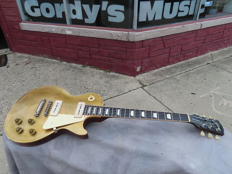 GIBSON LES PAUL early 1956 GOLDTOP matched pot dates 1345542 PLAYER! VIDEO!! image 1