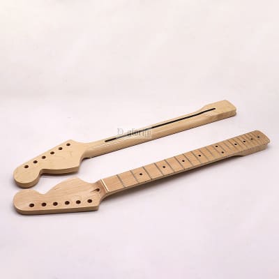 (Shipping From China, DHL 5-7 Days Delivery)  ST6 String 22 Pin Large Head White Canadian Maple Guitar Neck image 4