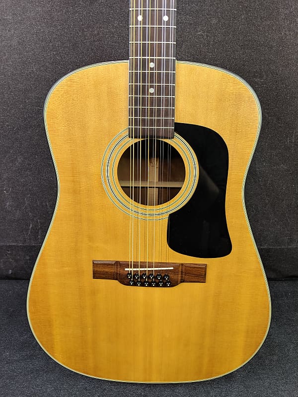 Washburn D-12-12N Acoustic 12-String Guitar Natural Finish D12