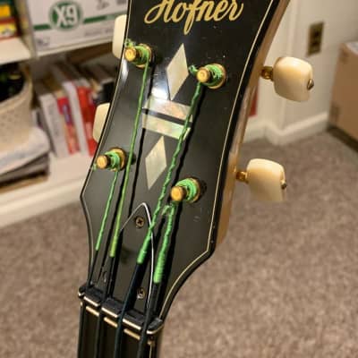 Left-Handed Hofner Deluxe Bass 5000/1 w/OHSC - Mint Condition image 11