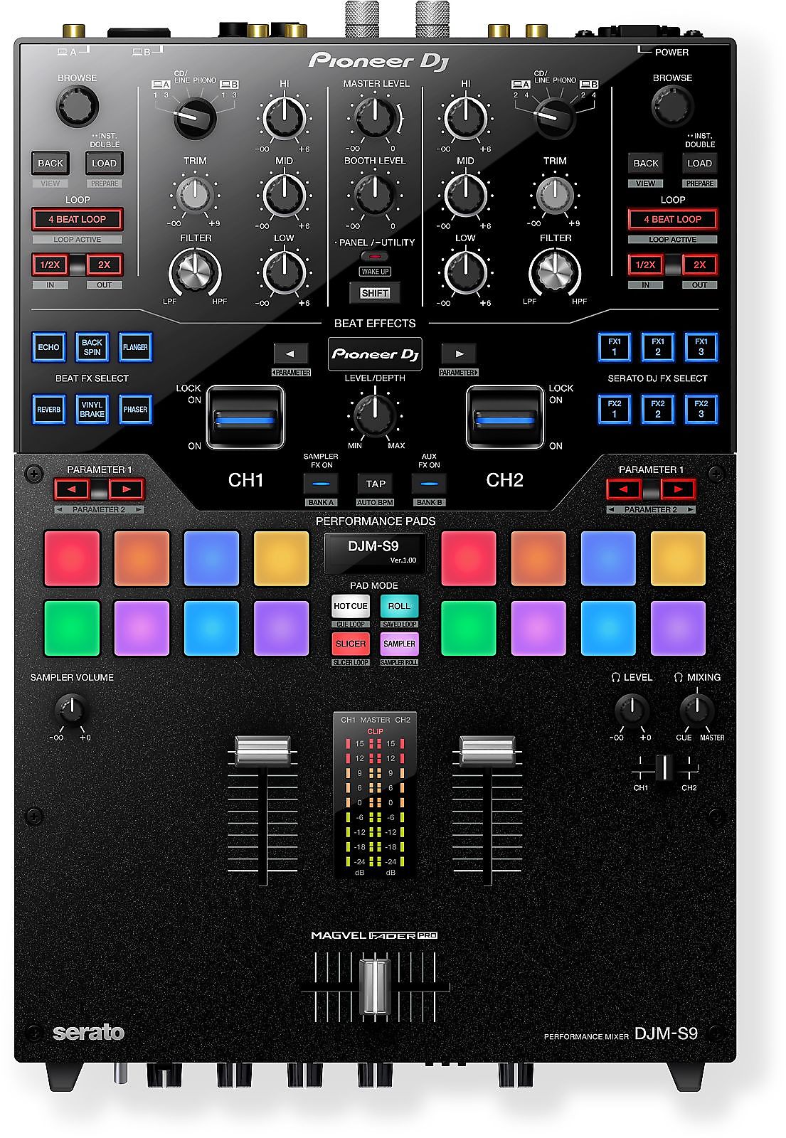 Pioneer DJM-S9 2-channel Mixer for Serato DJ | Reverb