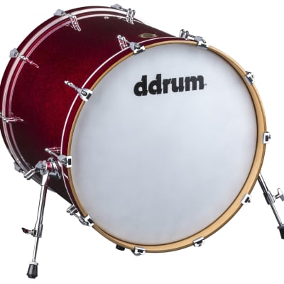 ddrum Reflex Series Bass Drum 18X22 Red Sparkle for sale