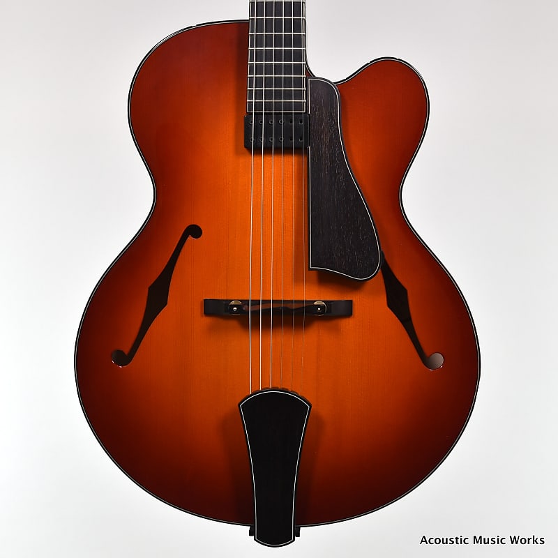 Bourgeois A-350 17" Cutaway Archtop, European Spruce, Maple, Armstrong and K&K Pickups image 1