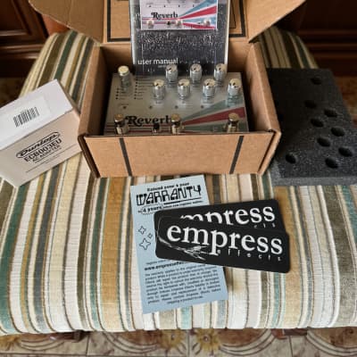 EMPRESS REVERB BUNDLE WITH DUNLOP ECB003EU Power supply - In Like New Condition!! for sale