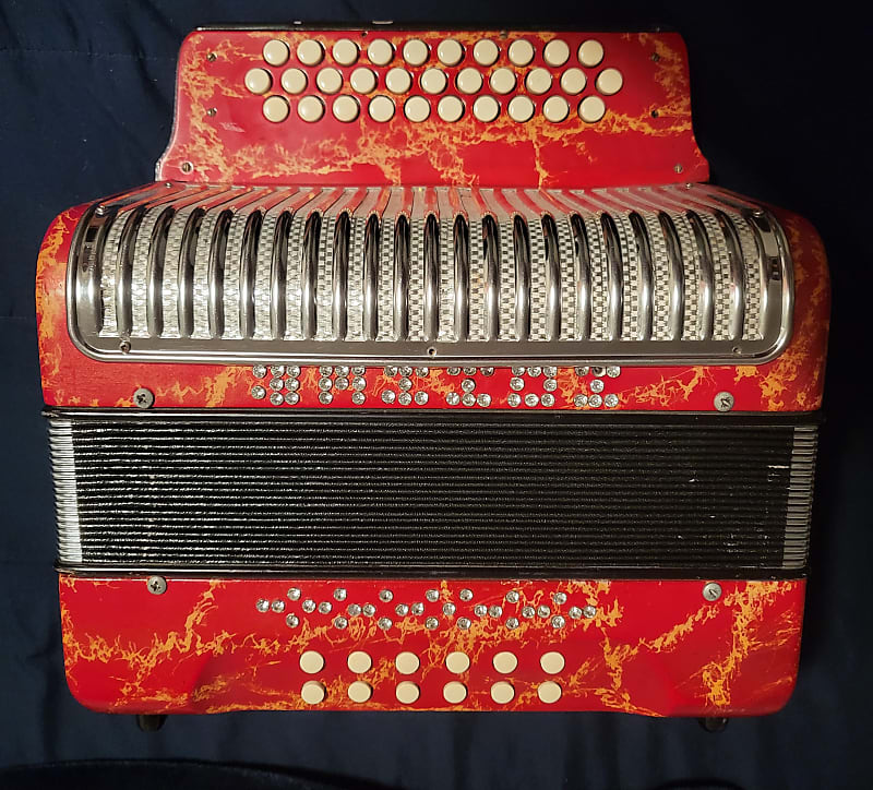 Hohner Corona ll Customized and Tuned Accordion in the key of | Reverb