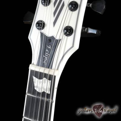 ESP E-II Eclipse LH Left-Handed EMG Guitar w/ Case – Snow White Satin image 5