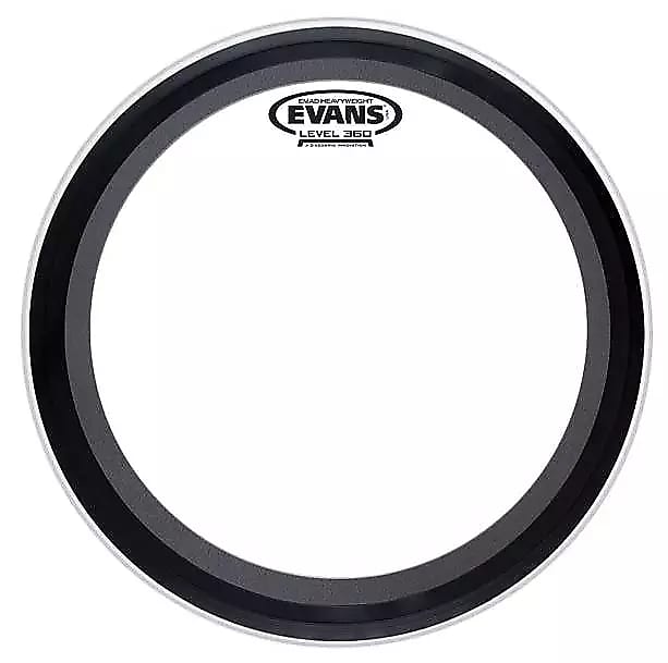 Evans BD24EMADHW EMAD Heavyweight Clear Bass Drum Head - 24" image 1