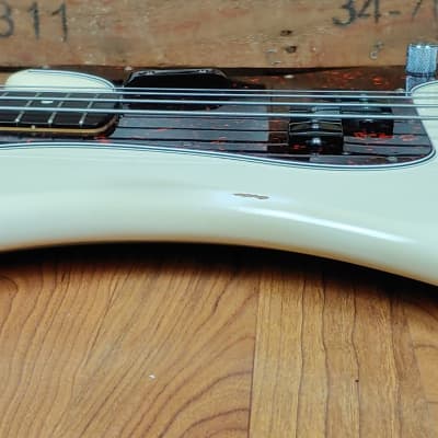 2003 Fender American Vintage '62 Precision Bass Olympic White With OHSC & Case Candy Free Shipping image 7
