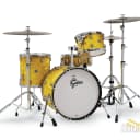 Gretsch 4pc Catalina Club Jazz Drum Set-Yellow Satin Flame