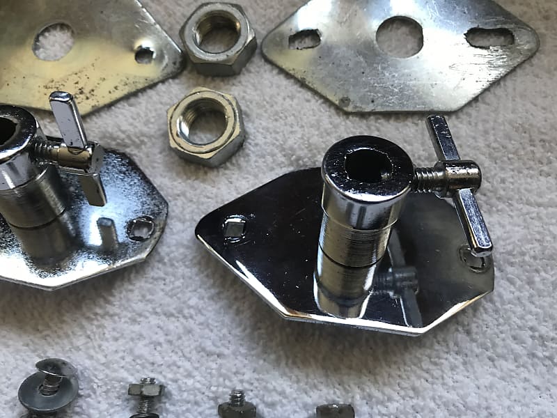 Camco Bass drum spur brackets drum parts Reverb