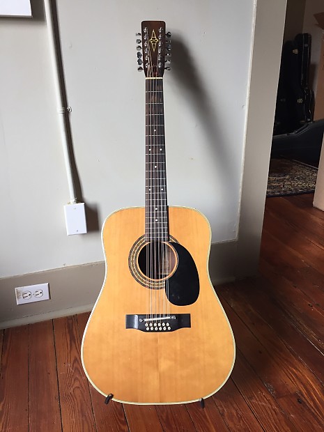 Vintage alvarez 12 string cheap acoustic guitar