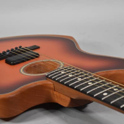 2021 Fender Acoustasonic Jazzmaster Sunburst Finish Acoustic Electric w/Bag image 5