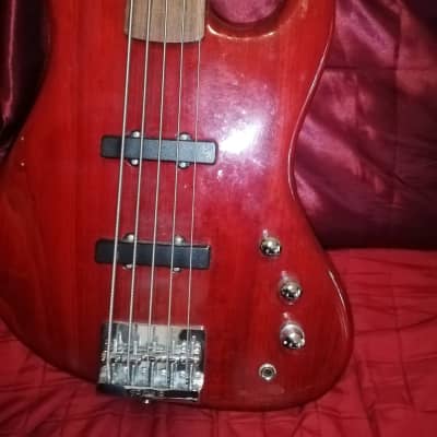 Framus Soulman 2001 ( Rare Warwick Made in Germany) Transparent red image 9