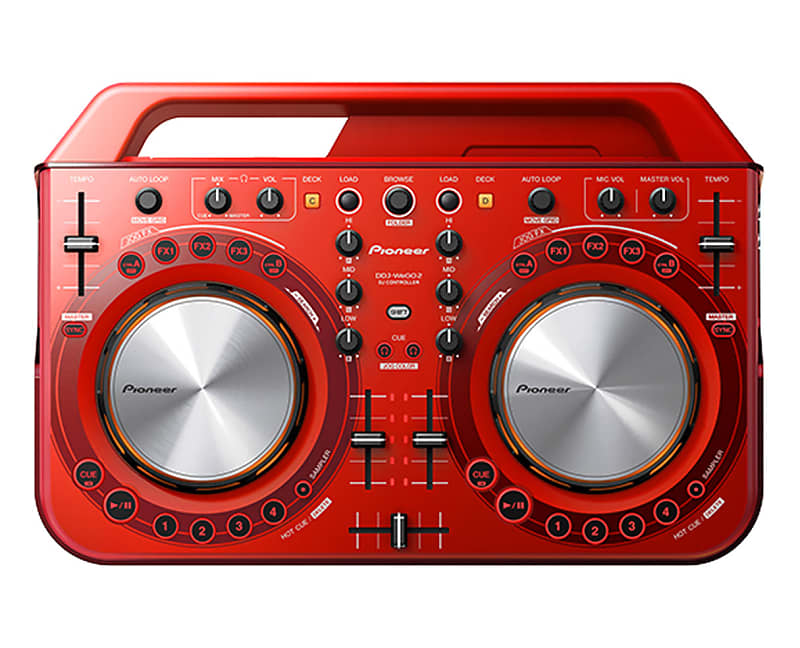 Pioneer DDJ Wego 2 DJ Controller (Red) | Reverb