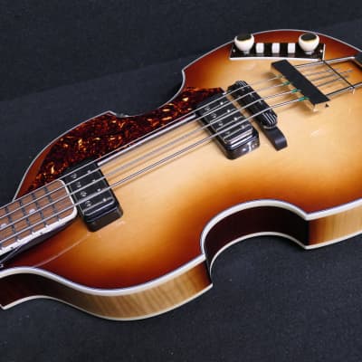 Hofner HCT-500/1-SB Contemporary Beatle Bass Custom with Tortoiseshell Pickguard & German Control Plate image 14