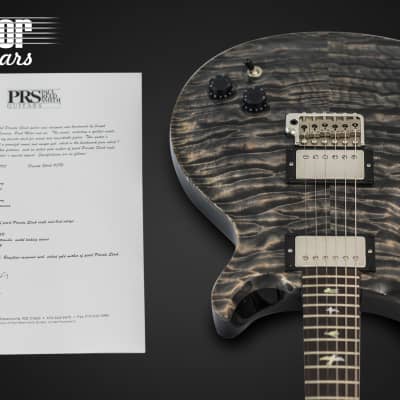 2002 PRS Private Stock Santana III Charcoal Quilt Top Brazilian Rosewood Knaggs WOW TOP collector image 15