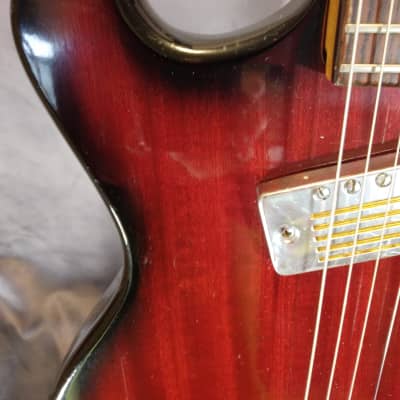 Kawai Vintage Prestige Electic Guitar 1960s - Red Burst image 7