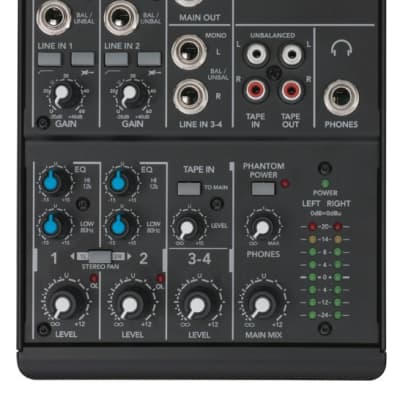 Mackie 402VLZ4 4-Channel Compact Analog Low-Noise Mixer+Condenser Recording Mic image 4