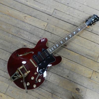 2009 Epiphone Riviera Limited Edition Custom shop Red | Reverb
