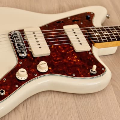 1959 Fender Jazzmaster Vintage Pre-CBS Offset Electric Guitar Olympic White w/ Case image 6