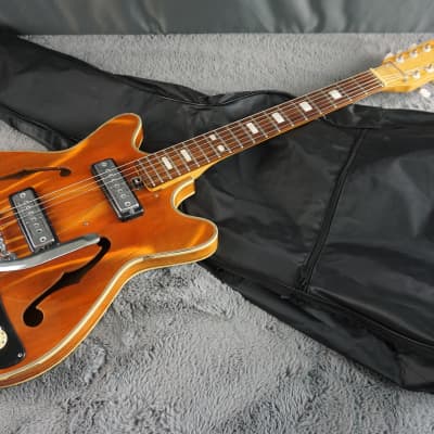 Teisco EP-8T 1960s - Brown Semi Hollow Electric image 23