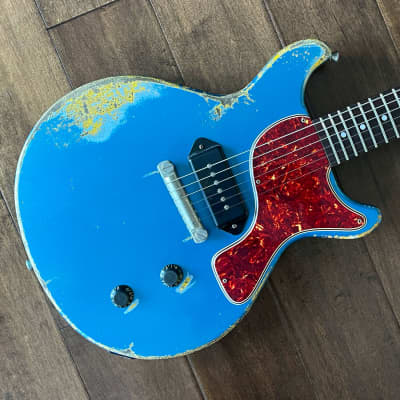 Rock N Roll Relics Thunders DC Electric Guitar Aged Lake Placid Blue 231522 image 1