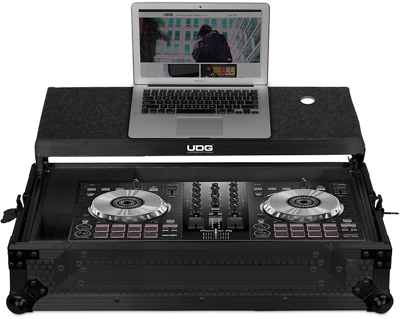 Udg U91017 Bl2   Fc Pioneer Ddj Sb2/ Sb3/ Ddj 400 Black Mk2 Plus (Laptop Shelf)  			