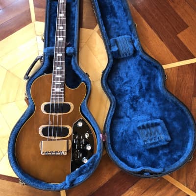 ORIGINAL VINTAGE 1970s Gibson Les Paul Triumph Recording Bass Walnut  w/ Original Gibson Hard Case for sale
