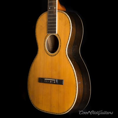 Vintage 1910s-20s Lyon & Healy Lakeside Acoustic Parlor Guitar with Brazilian Rosewood image 10