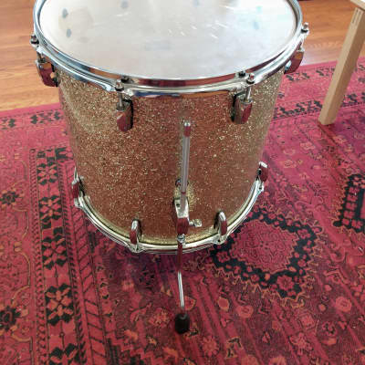 Pearl Masters Premium Birch Drum Kit / Drum Set / Shell Pack 2008 Golden Sparkle image 18