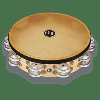 Latin Percussion Pro 10” Double Row Headed Tambourine - Bronze
