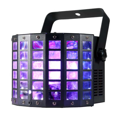American DJ ADJ MINI DEKKER RGBW LED DMX Multi-Beam Derby/Strobe Effect Light image 1